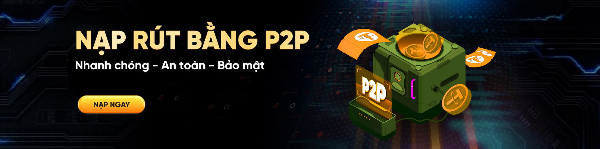 nạp tiền bằng p2p